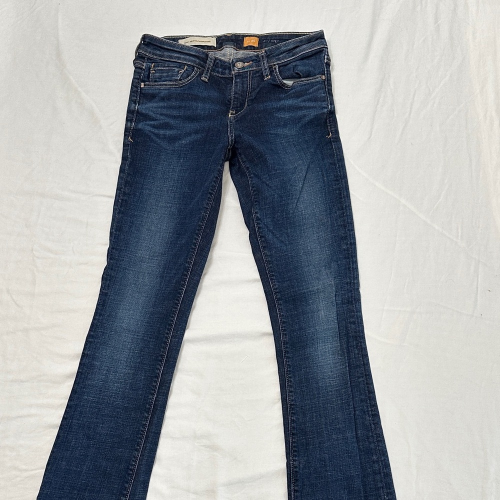 Pilcro Dark Blue Flare Jeans